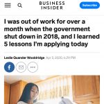 How 5 Lessons I Learned from a Furlough Can Help You in Today's Economy How 5 Lessons I Learned from a Furlough Can Help You in Today's Economy